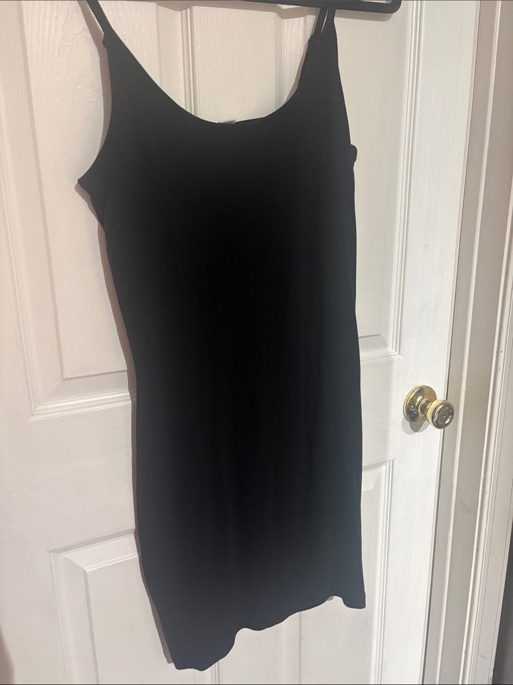 Old Navy Black Mini Slip Dress with Thin Straps